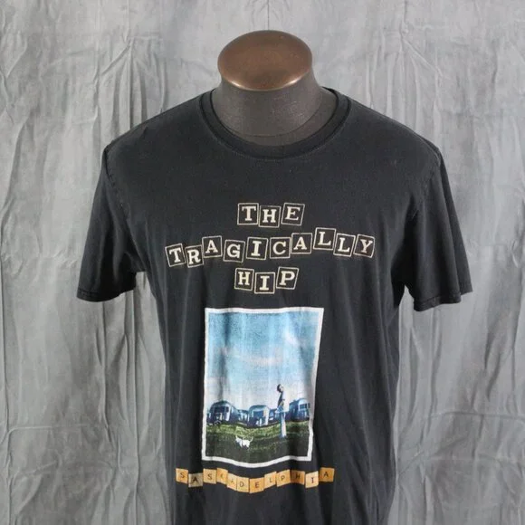 Band Shirt- Tragically Hip Saskadelphia - Men's Large - Picture 3 of 7